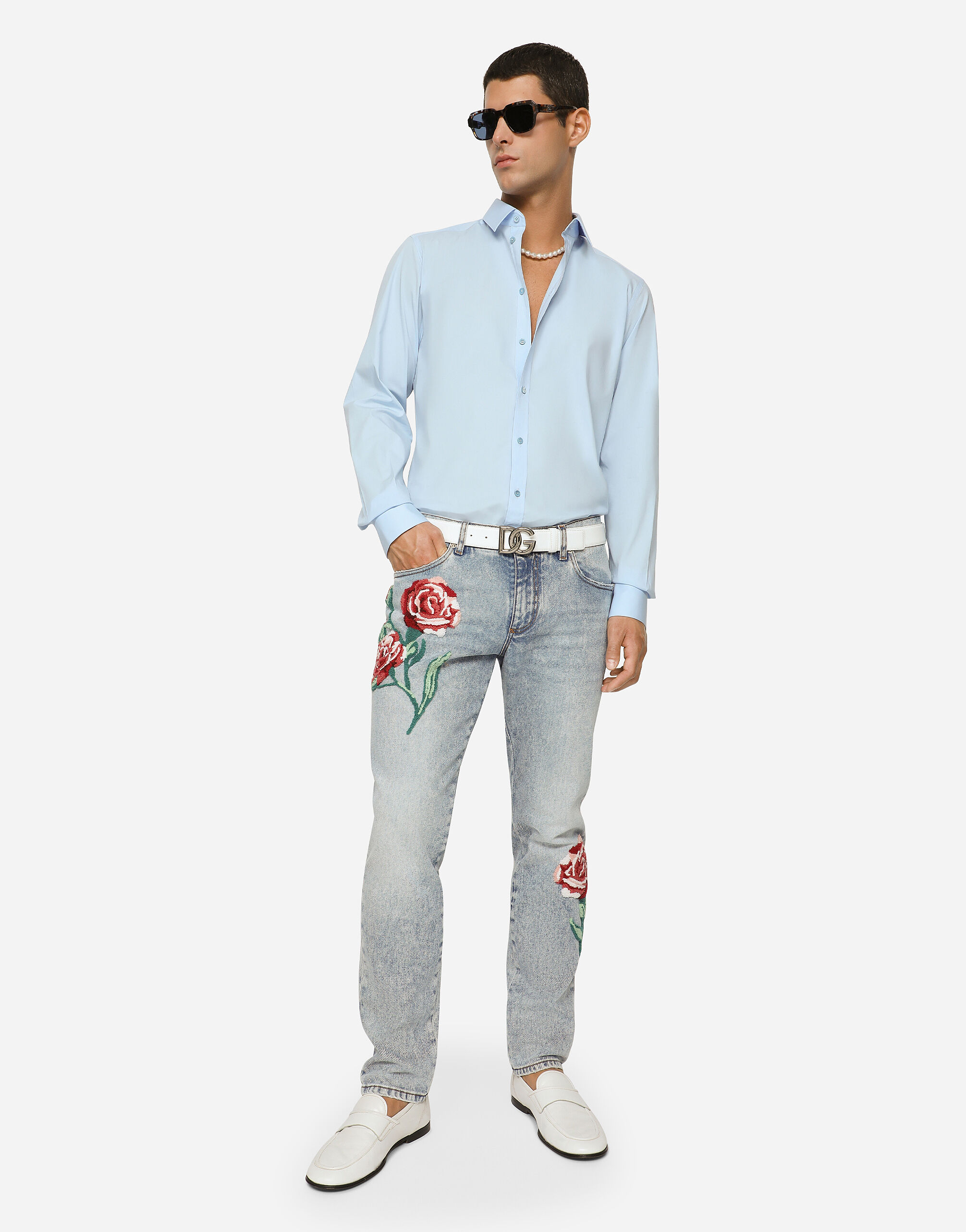 Chemise dolce gabbana gold discount