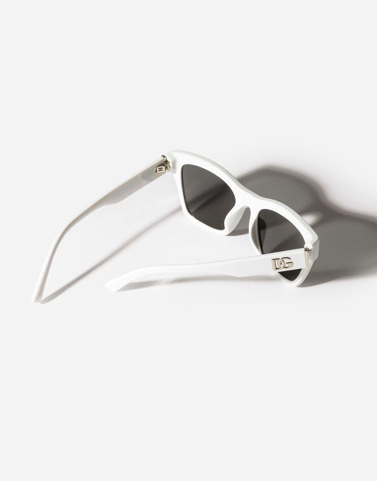 Dolce & Gabbana DG Crossed Sunglasses White VG4512VP287