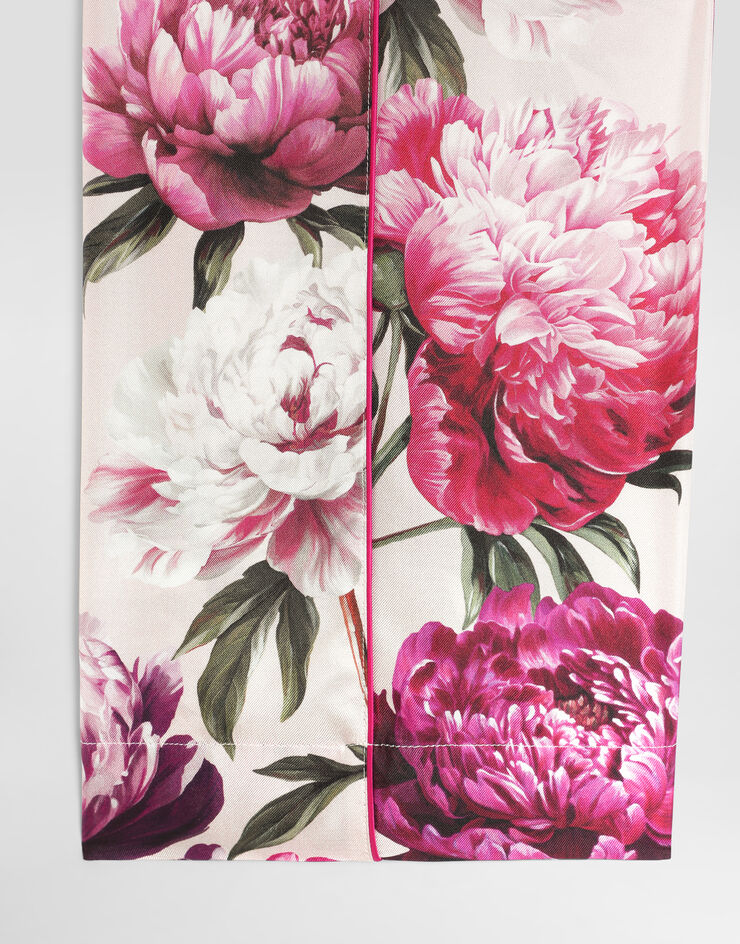 Dolce & Gabbana Peony-print twill trousers Dolce & Gabbana Peony-print twill trousers Multicolor L53P36G7QWU