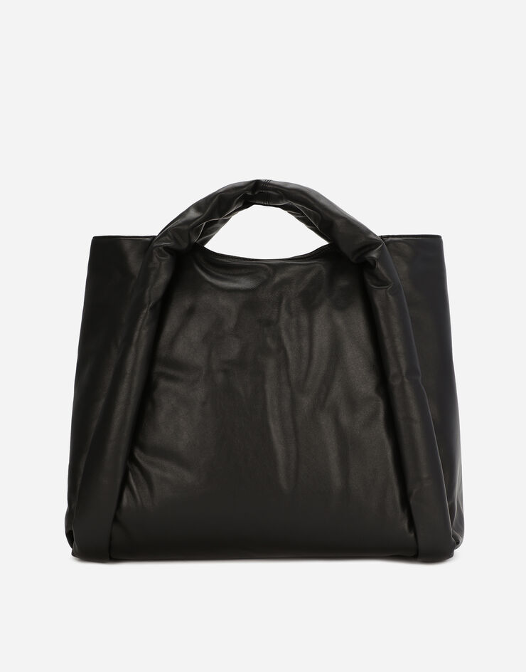 Dolce & Gabbana Calfskin Devotion Soft bag Black BB7381AK274