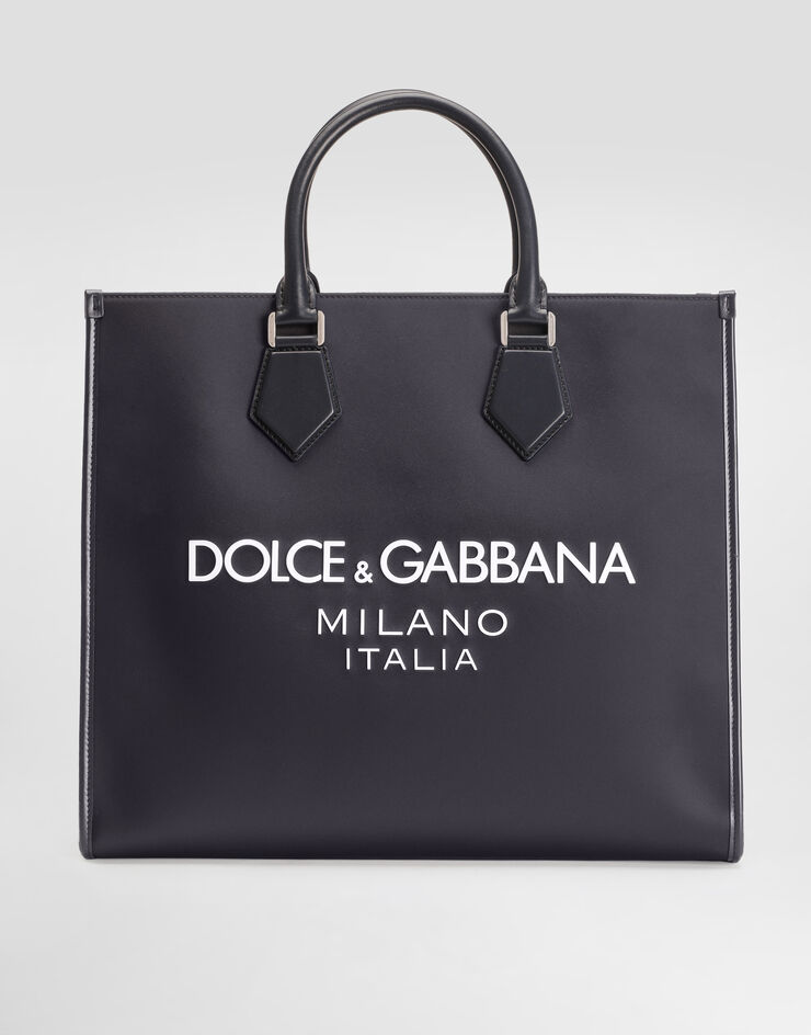 Dolce & Gabbana Large nylon shopper Blue BM2271AG182