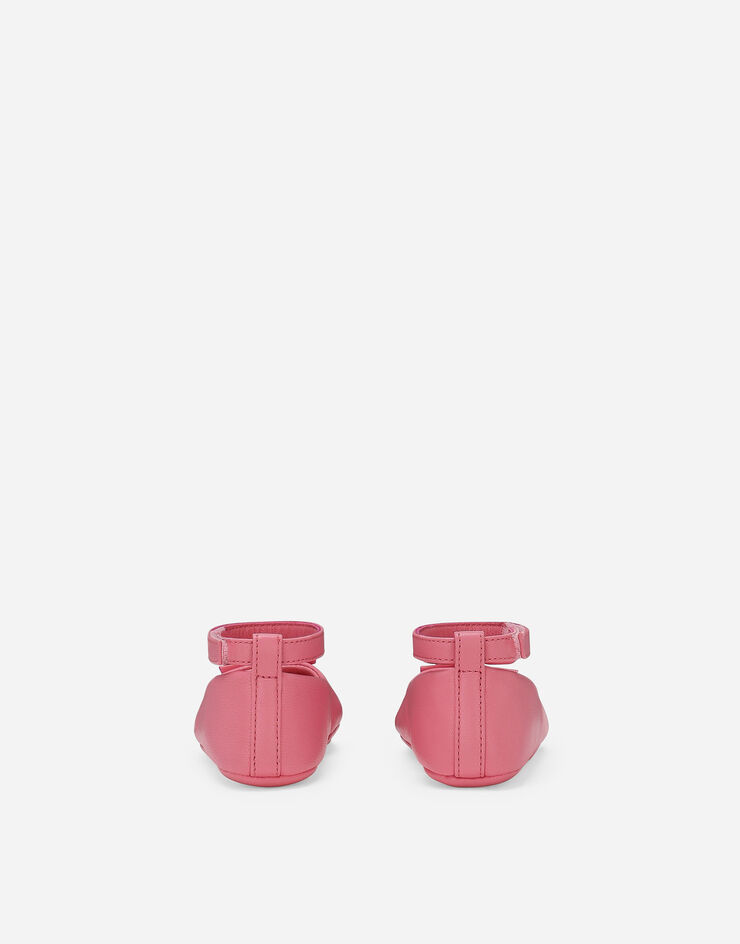 Dolce & Gabbana Bailarina de napa Rosa DK0065AB793