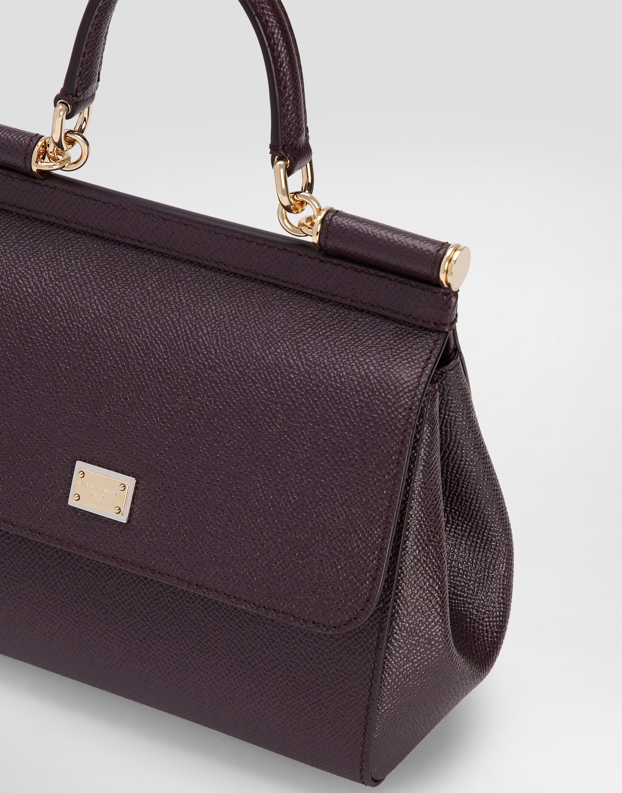 VIP【送料関税込】DOLCE&GABBANA SICILY MEDIUM LEATHER HANDBAG Medium Sicily handbag in Bordeaux for Women | Dolce&Gabbana® US