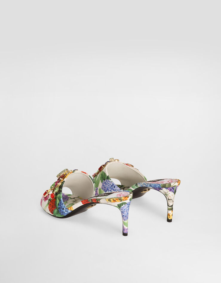 Dolce & Gabbana Mule aus Brokat Drucken CR1744A6L95