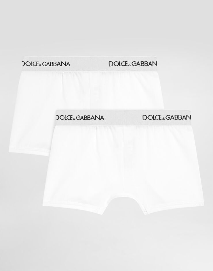 Dolce & Gabbana Bi-pack stretch jersey boxers White L4J701ON00G