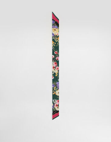 Dolce & Gabbana Garden-print twill headscarf (6 x 100) Print FS215AGDB7N