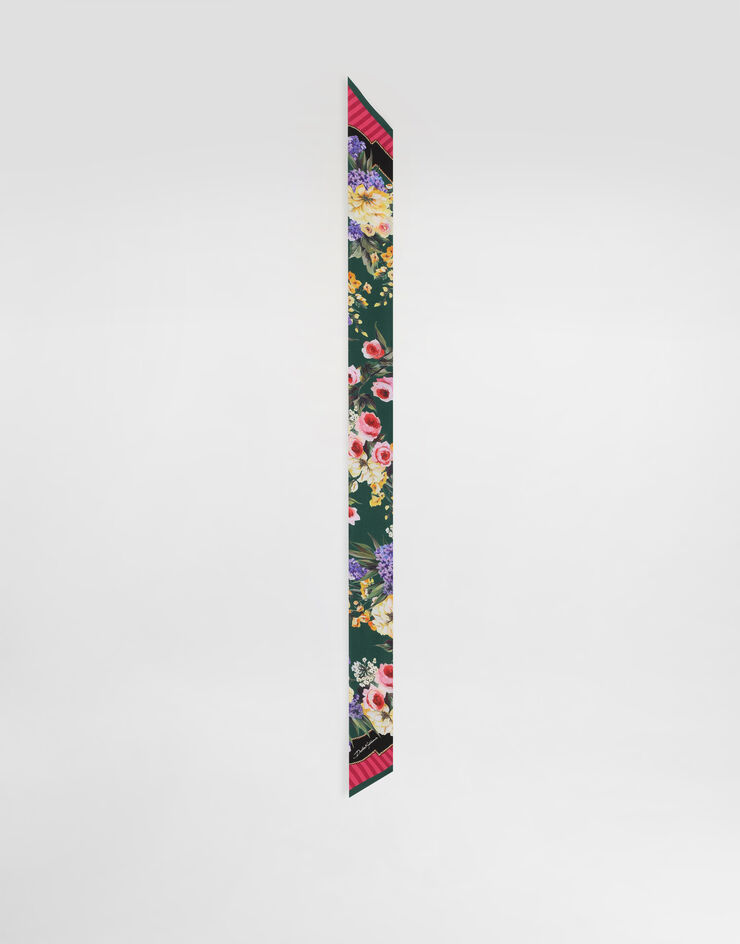 Dolce & Gabbana Garden-print twill headscarf (6 x 100) Print FS215AGDB7N