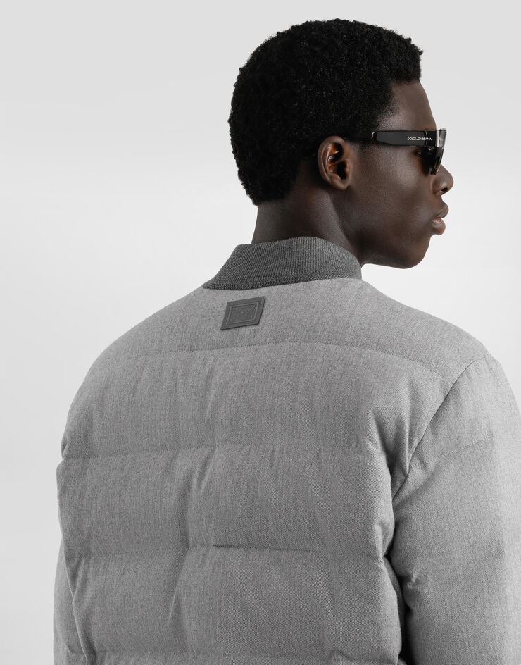 Dolce & Gabbana Reversible padded jacket Grey G9BSOTFU5YA