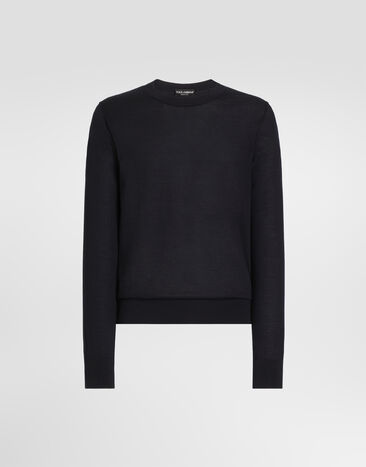Dolce & Gabbana Cashmere pullover Blue GXX02TJBW1W