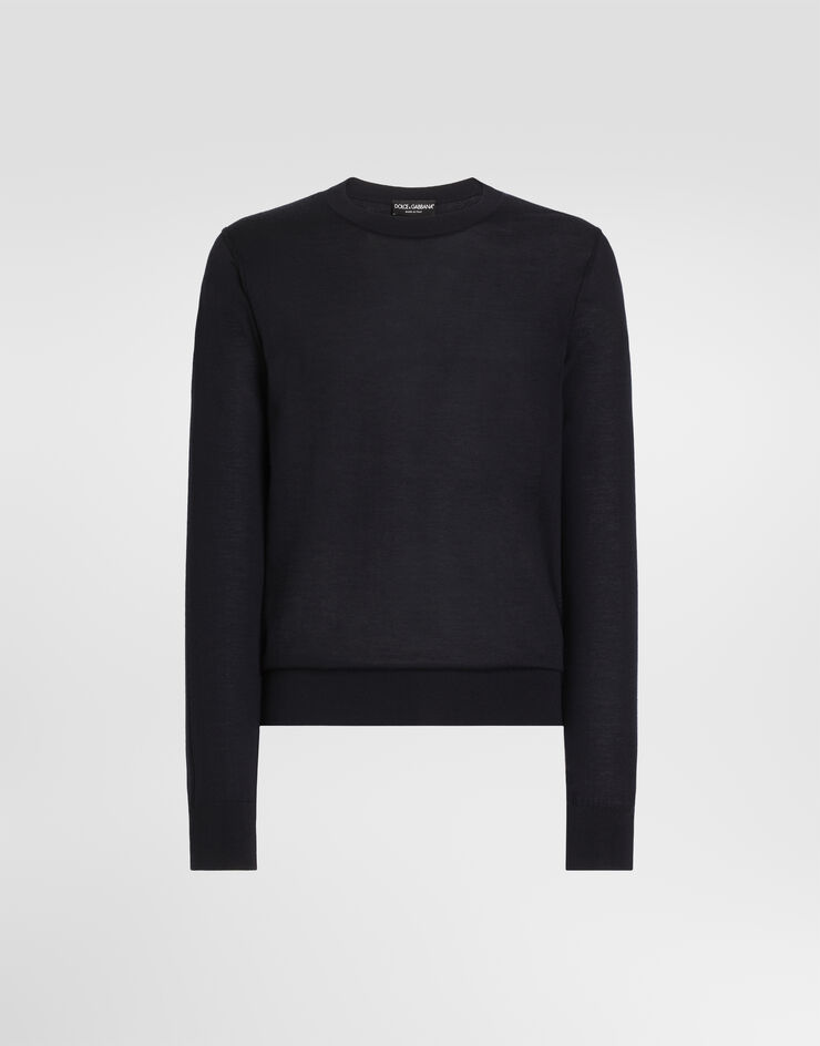 Dolce & Gabbana Cashmere pullover Blue GXX02TJBW1W