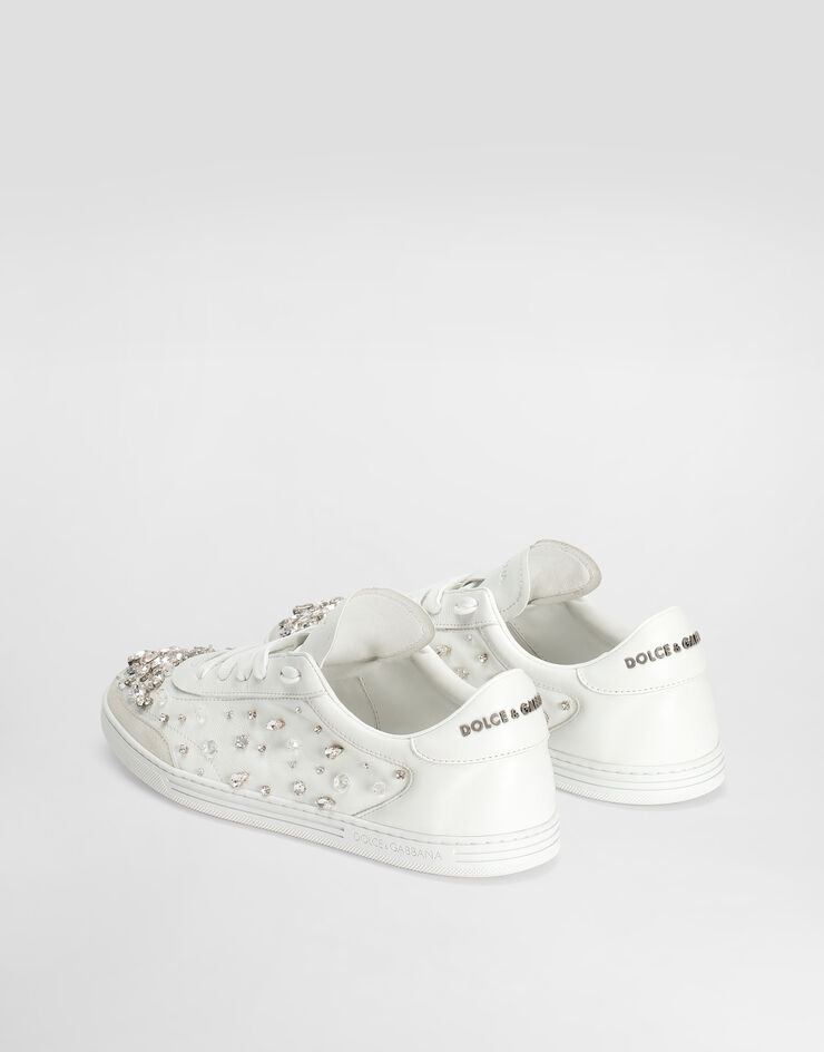 Dolce & Gabbana Calfskin Saint Tropez Light sneakers Cream CK2379AX251