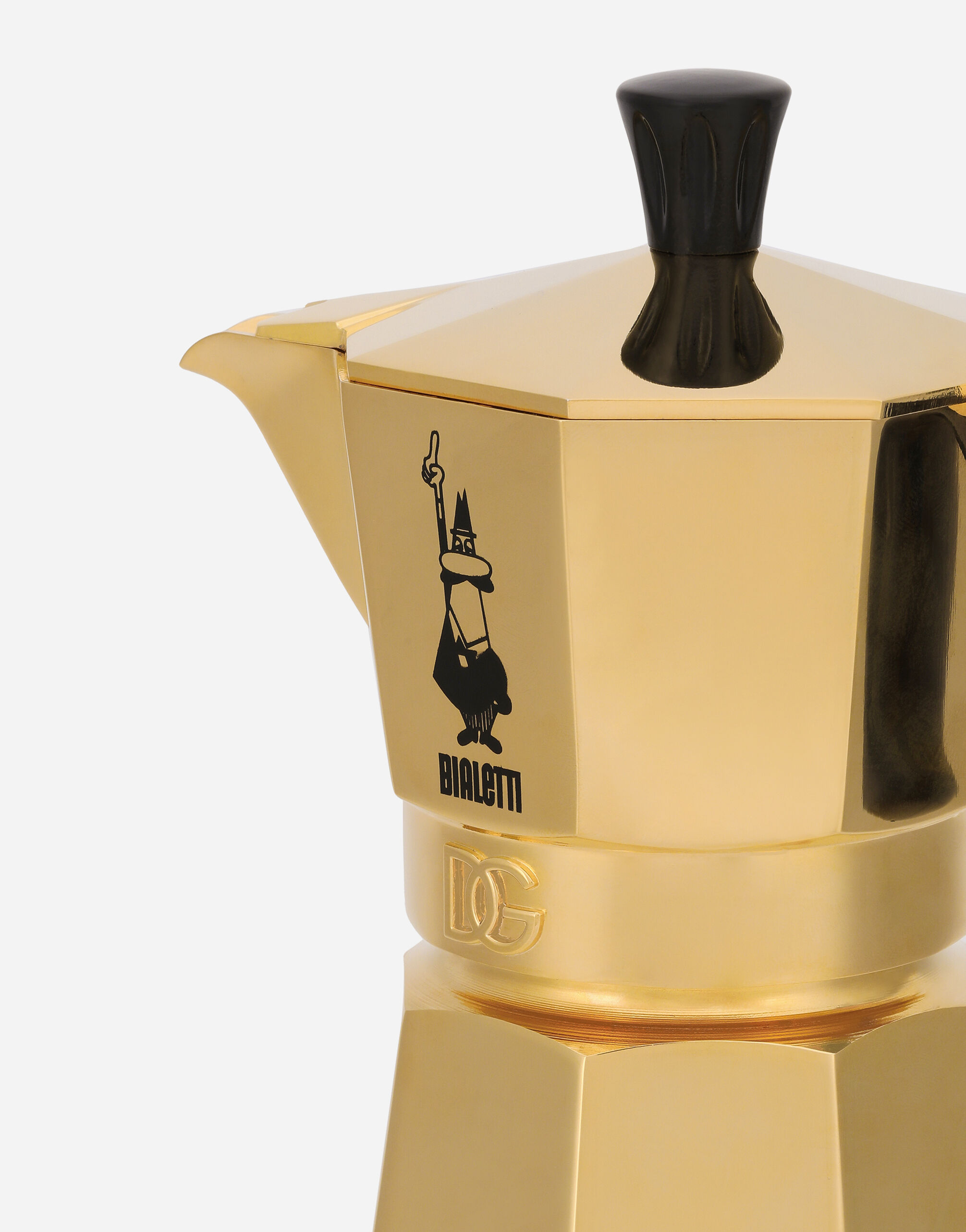 24k Gold Decorative Moka Bialetti Dolce&Gabbana in Multicolor