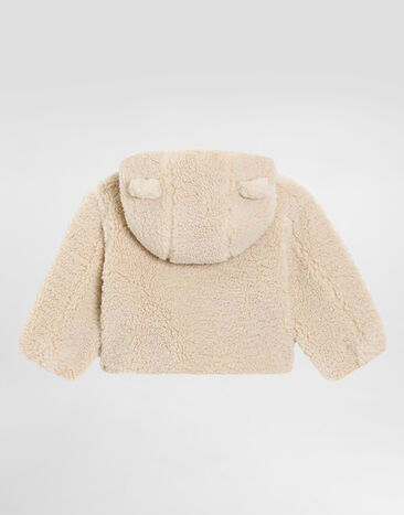 Dolce & Gabbana Faux fur jacket White L1JC37FUP7K