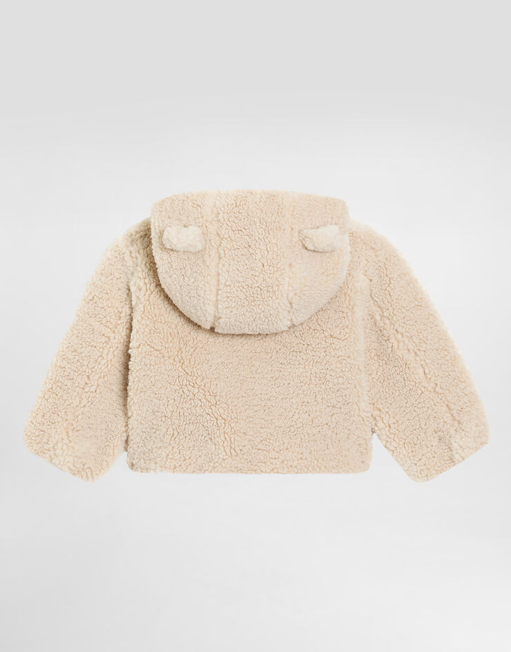 Dolce & Gabbana Faux fur jacket White L1JC37FUP7K