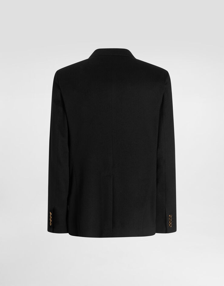 Dolce & Gabbana Double-breasted portofino cashmere jacket Black G2NZ2TGJ763