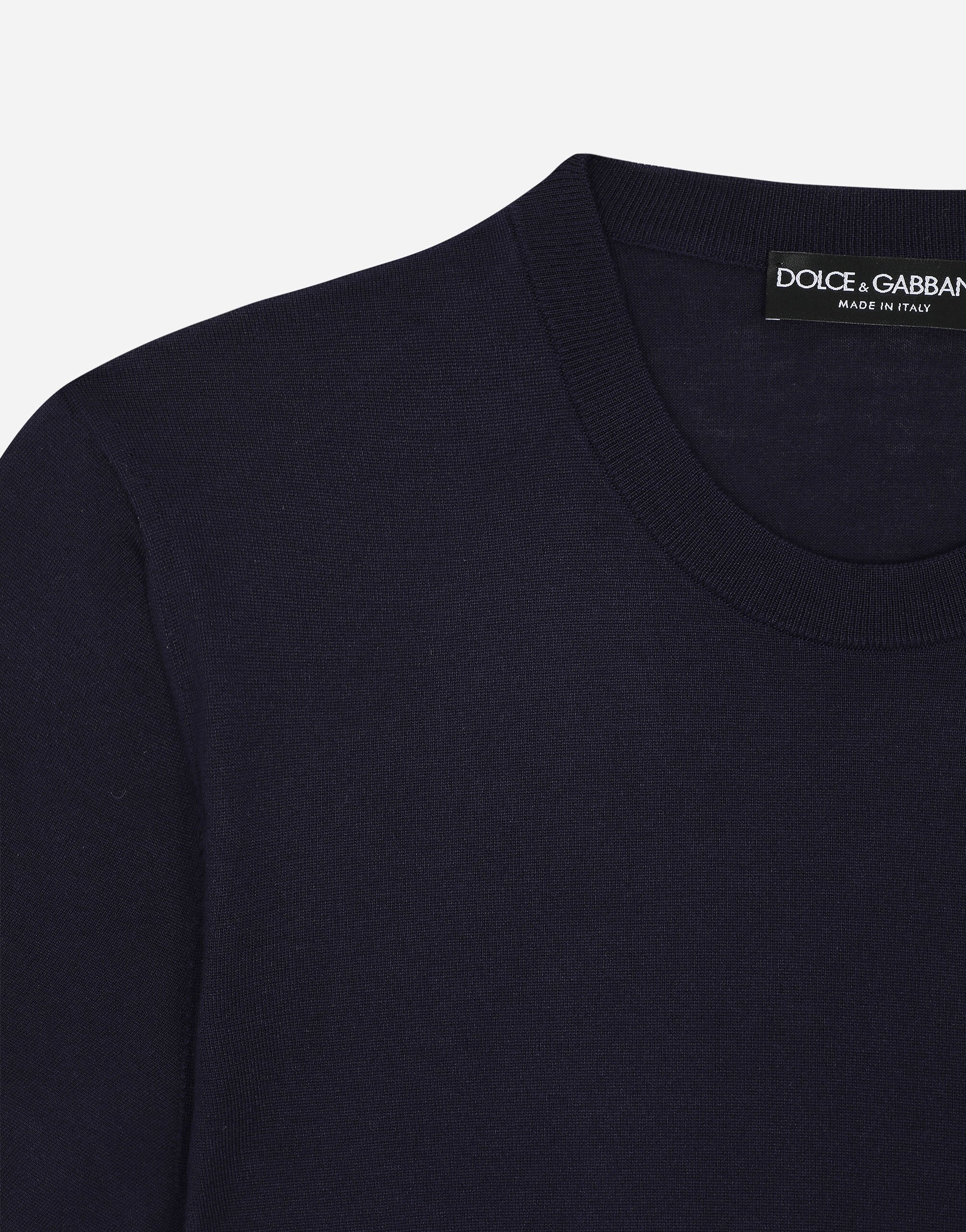 Dolce and gabbana best sale crew neck sweater
