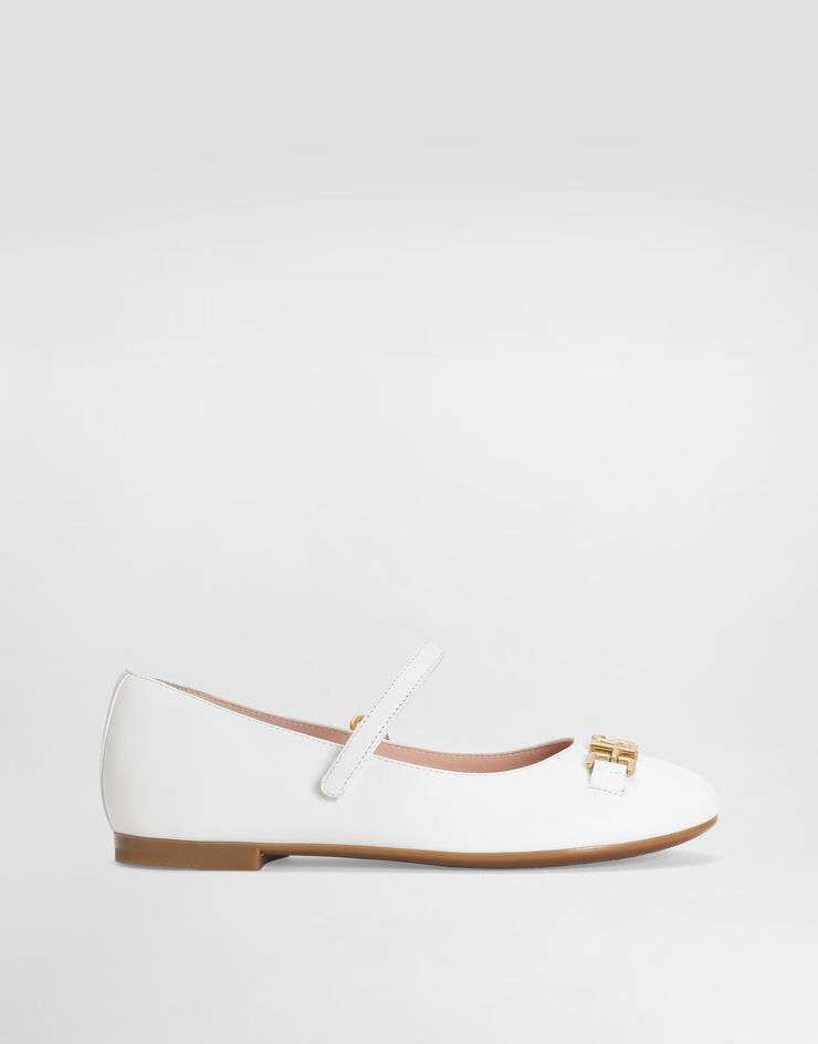Dolce & Gabbana Nappa lambskin ballet flats White D11382AB793