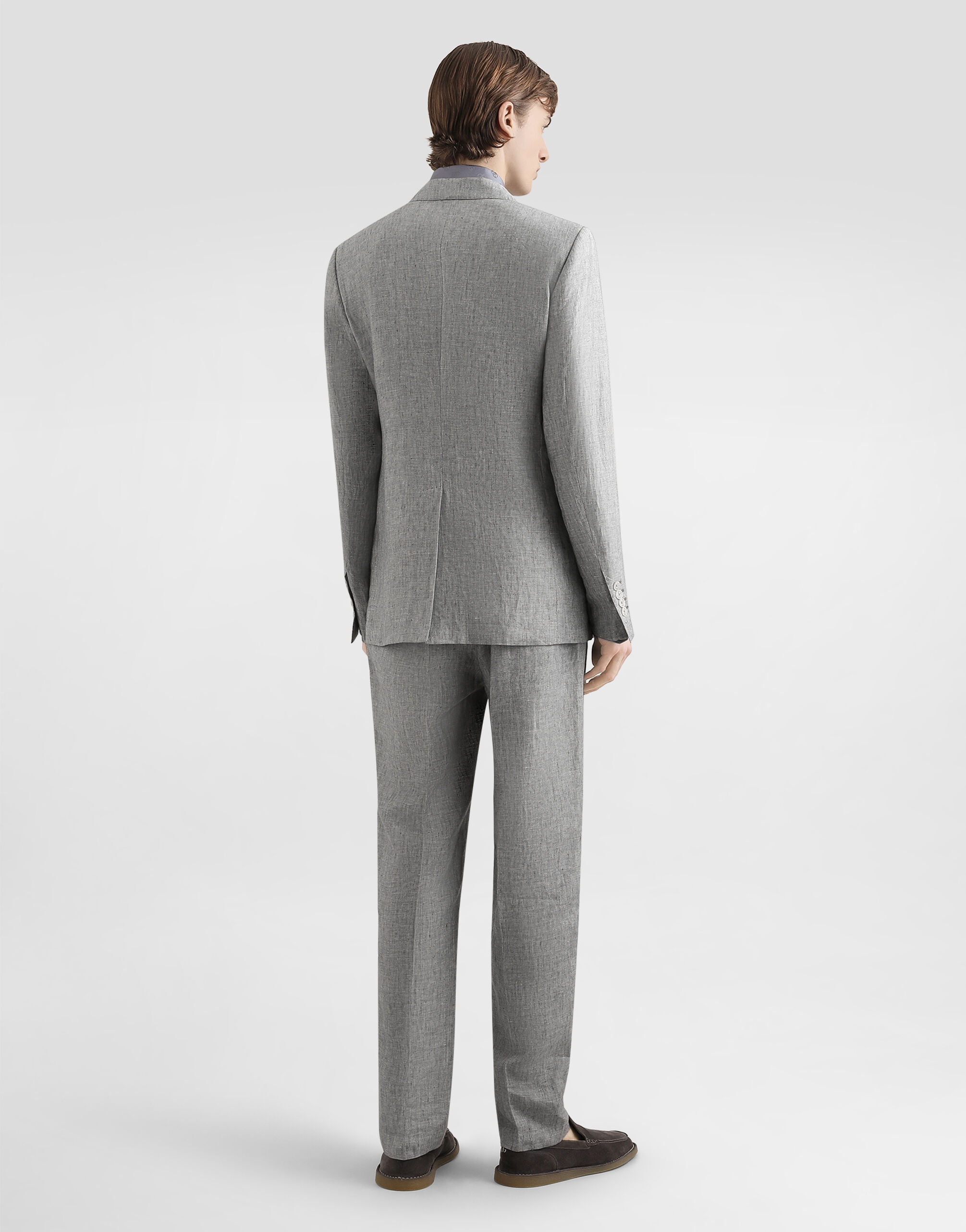 DG logo martini shirt in jacquard in Grey for Men | Dolce&Gabbana® US