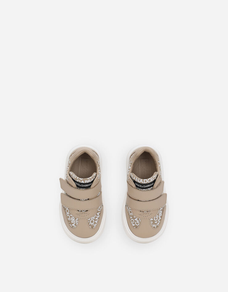 Dolce & Gabbana Sneaker bassa in canvas con stampa logo Dolce&Gabbana Beige DN0211A4352