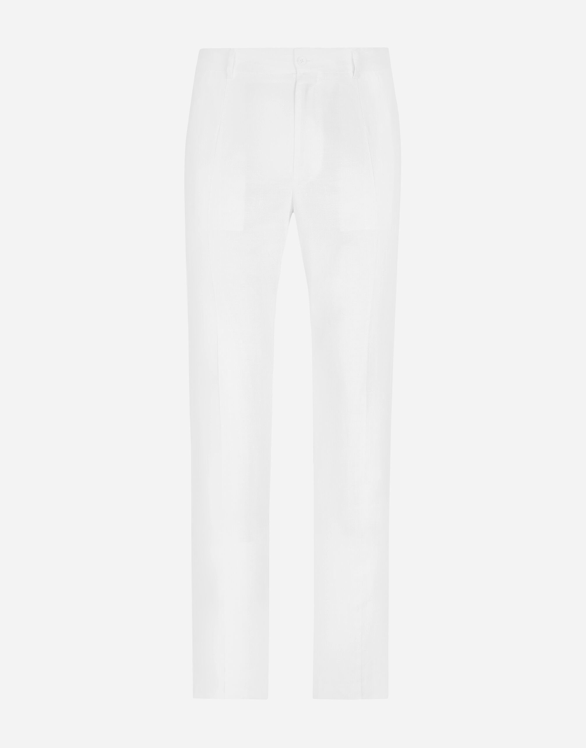 Dolce & Gabbana Tailored stretch linen pants Print GVUZATHI7X6