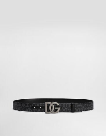 Dolce & Gabbana DG logo belt Black BC4646AX622