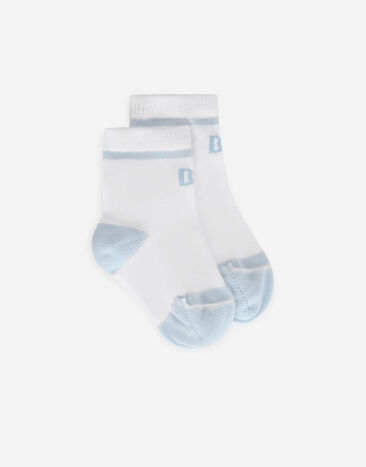 Dolce & Gabbana Calze con DG logo jacquard Multicolor LNKA80JACU1