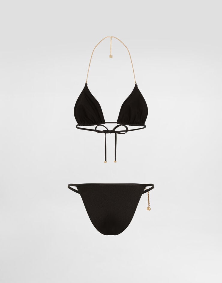 Dolce & Gabbana Triangle bikini Black O8A31JFUGLG