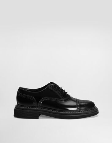 Dolce&Gabbana Brushed calfskin Oxfords Black A20159A1203