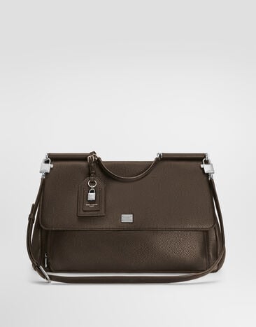 Dolce & Gabbana My Sicily calfskin handbag Brown BM2757B0370