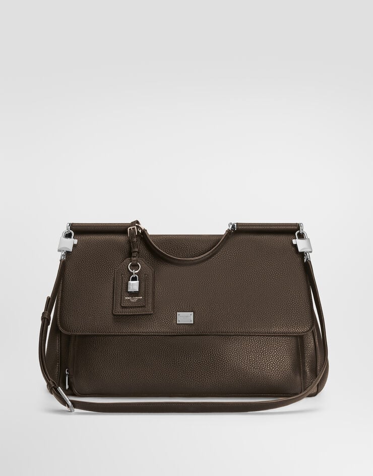 Dolce & Gabbana حقيبة يد My Sicily من جلد عجل Dolce & Gabbana حقيبة يد My Sicily من جلد عجل بني BM2757B0370