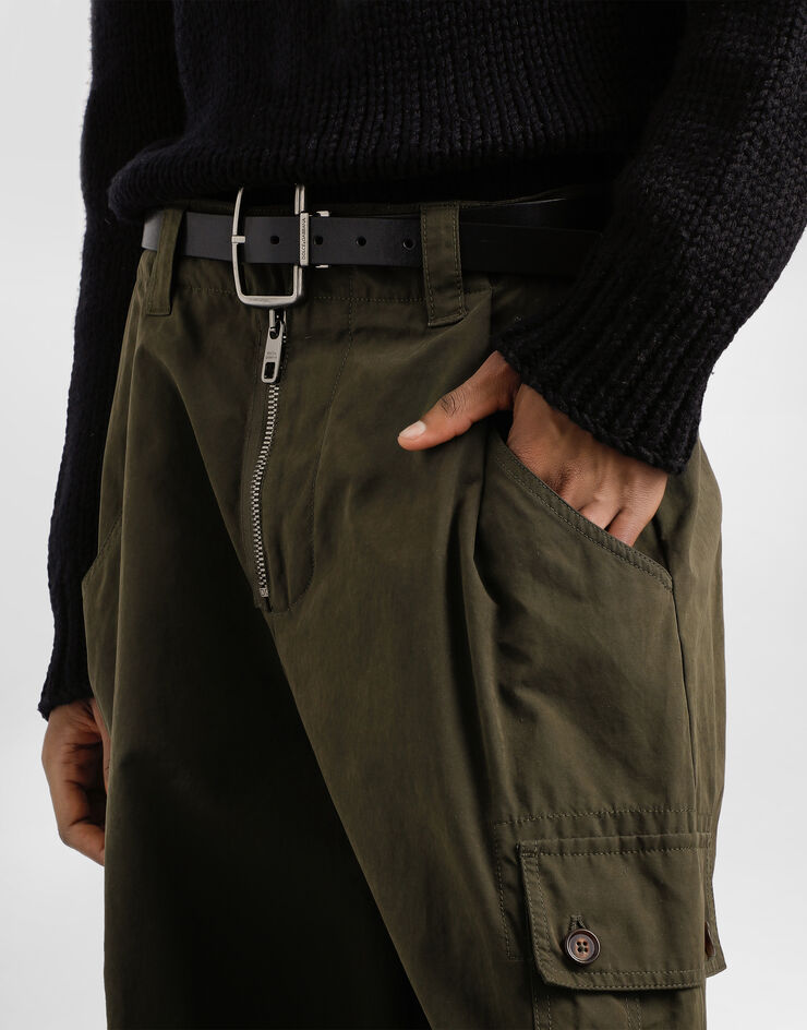 Dolce & Gabbana Faille cargo trousers Brown GP15VTHUMS8