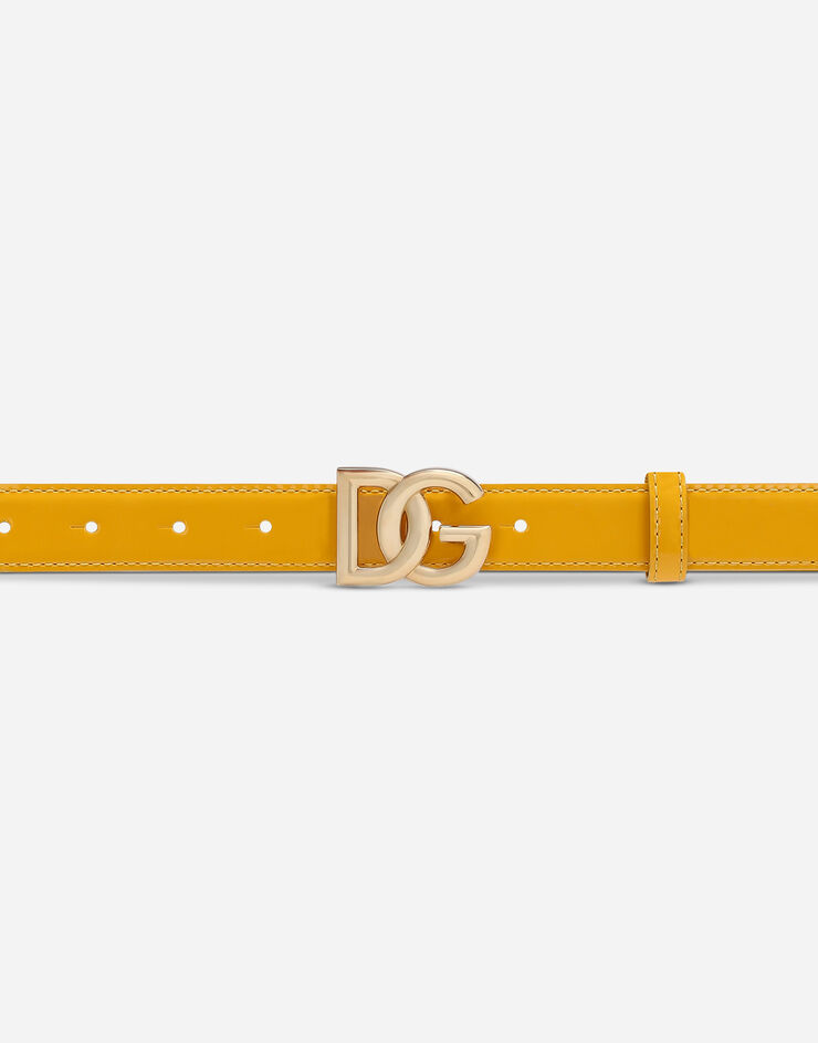 Dolce&Gabbana Ремень с логотипом DG желтый BE1447A1471