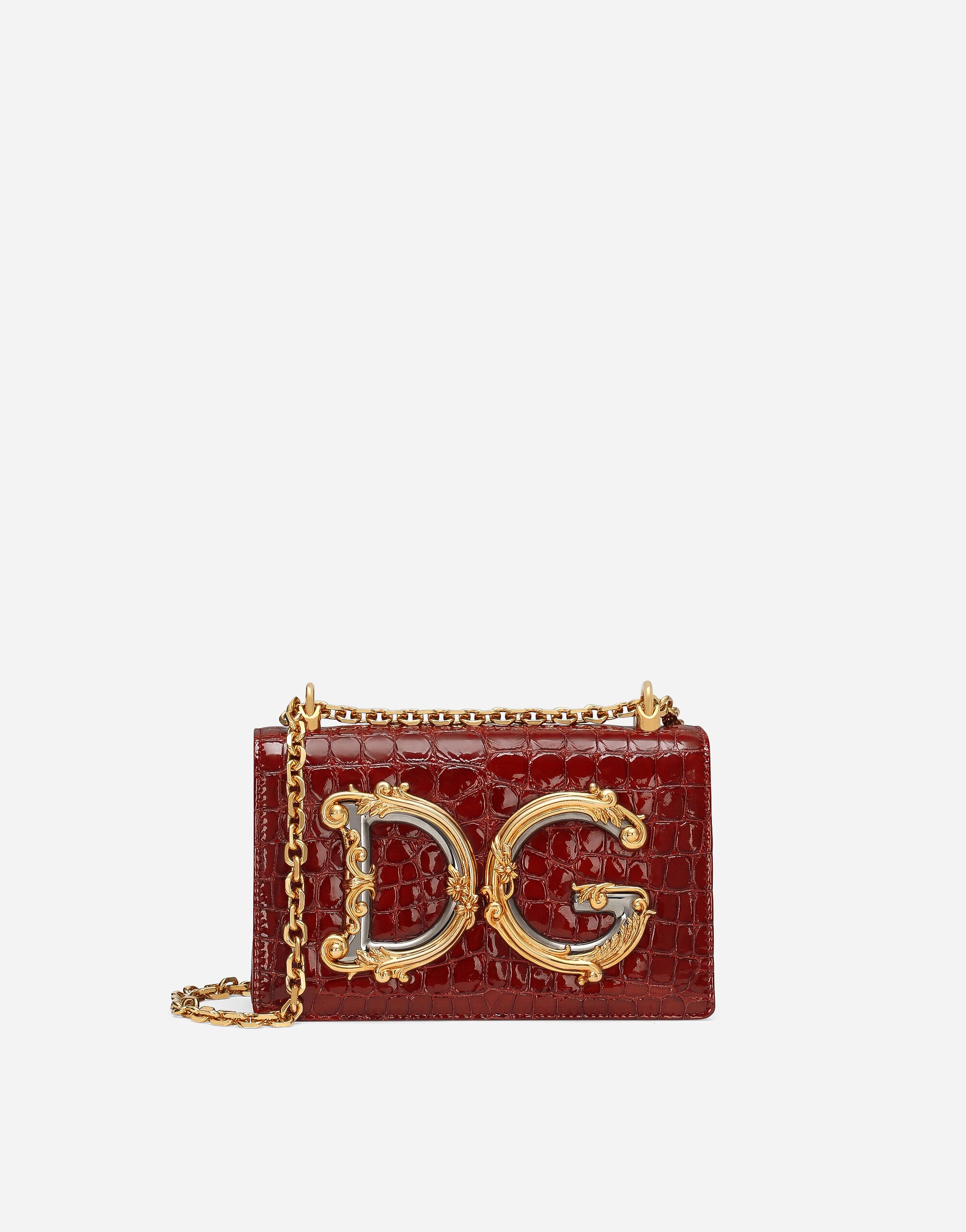 Dolce & Gabbana Schultertasche DG Girls mittelgroß Rosa BB7287AS204