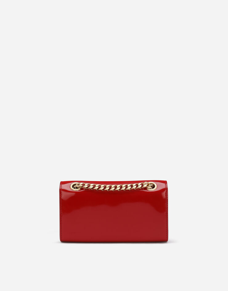 Dolce & Gabbana 3.5 亮泽小牛皮手机袋 红 BI3152A1037