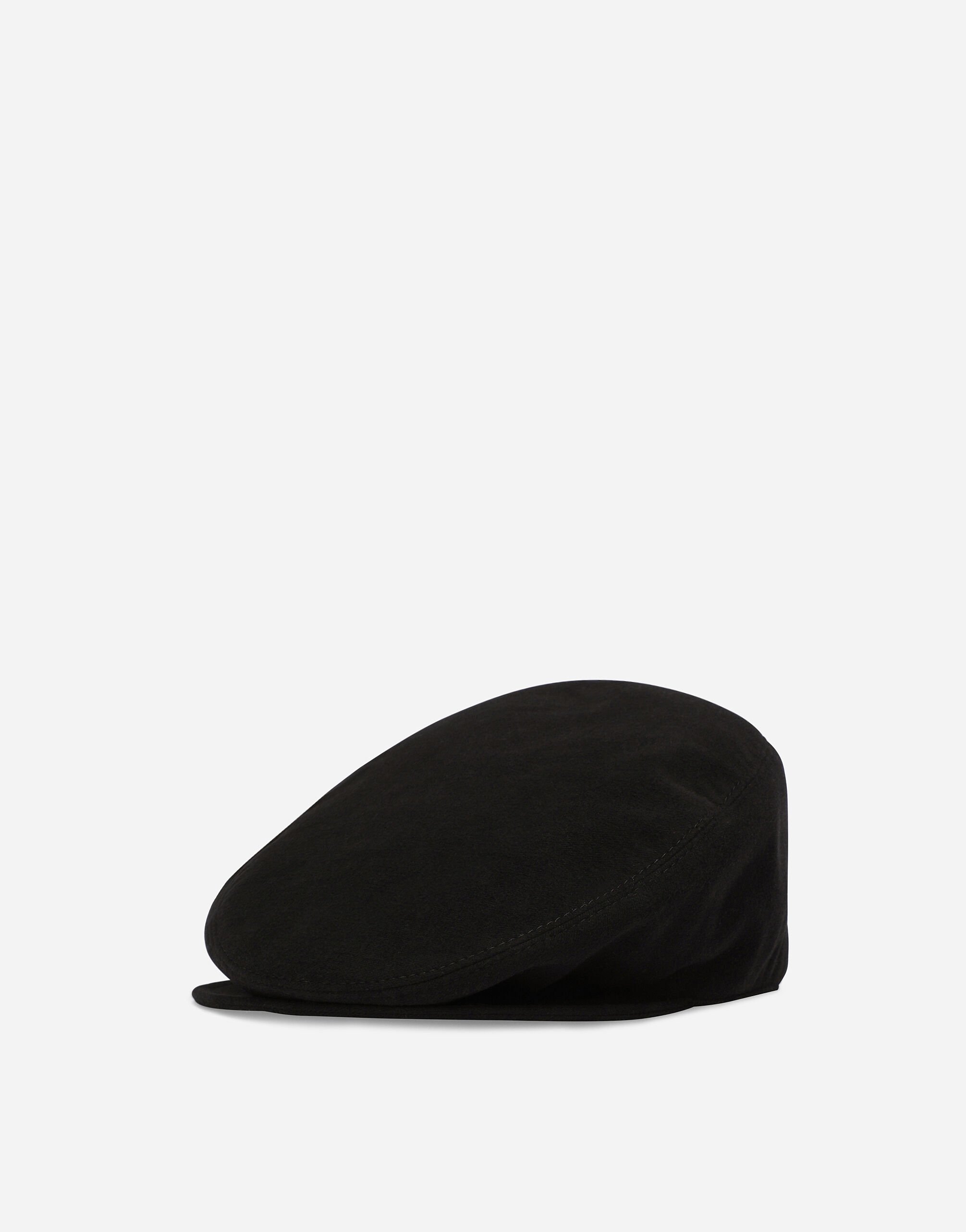 Dolce & Gabbana Cotton fustian flat cap Black G2PS2THJMOW