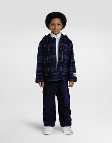 Dolce & Gabbana Check wool coat Multicolor L42C36FQZAL