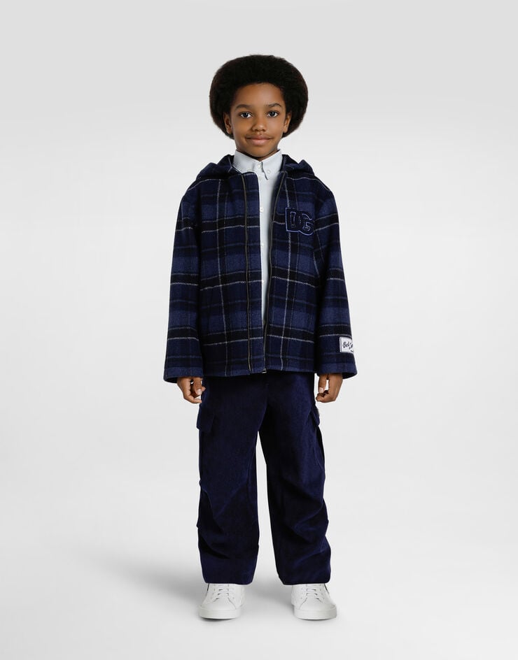 Dolce & Gabbana Check wool coat Multicolor L42C36FQZAL