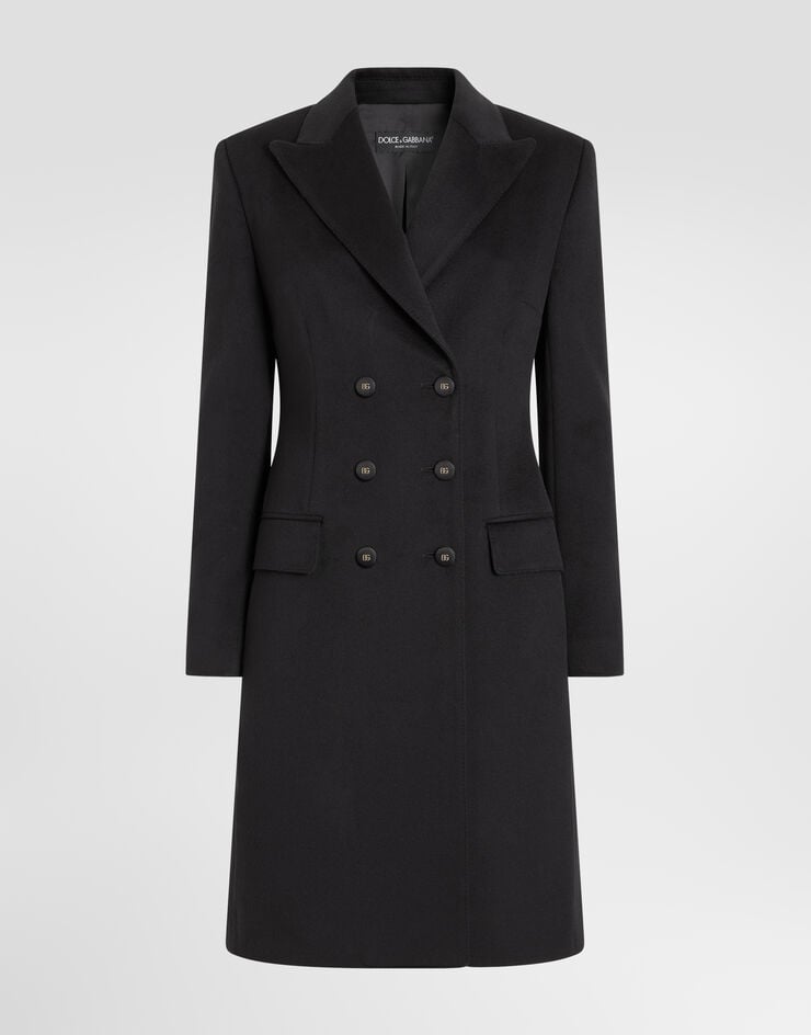Dolce & Gabbana Dolce double-breasted wool coat Dolce & Gabbana Dolce double-breasted wool coat Black F0N87THU2CA