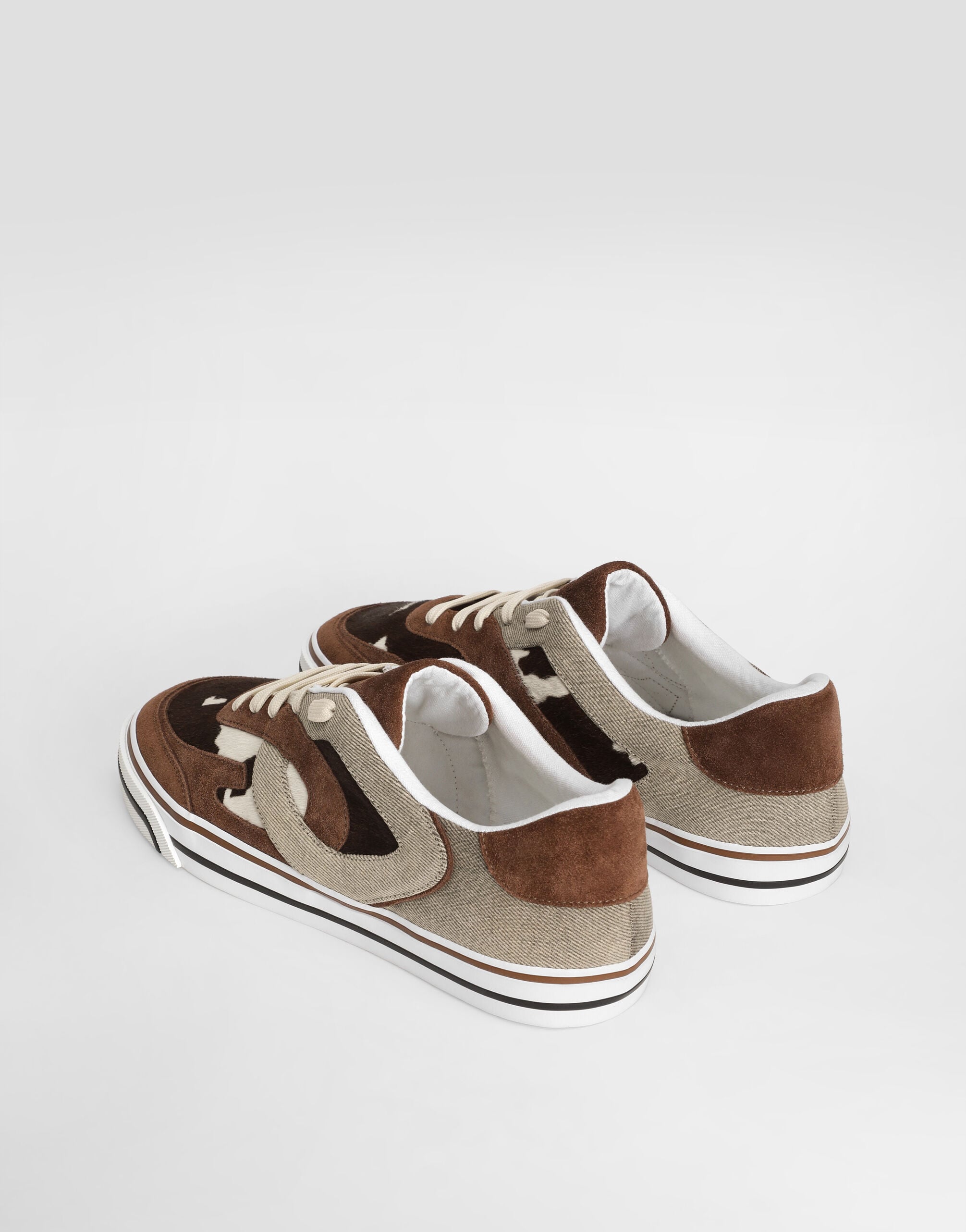 DG sailing sneakers in printed pony in Multicolor for Men