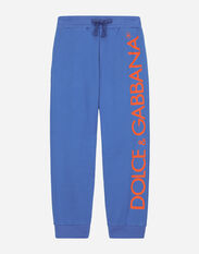 Dolce & Gabbana Jersey joggers with Dolce&Gabbana logo Print L43Q25G7L7S
