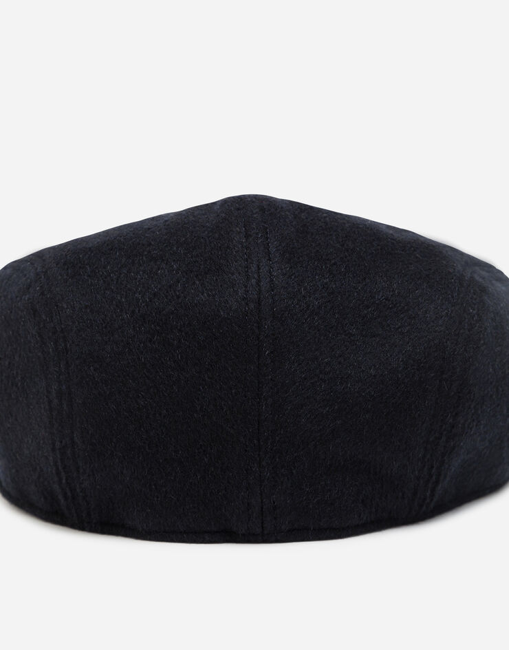 Dolce & Gabbana Cashmere and leather flap cap Black GH672AFU2D1