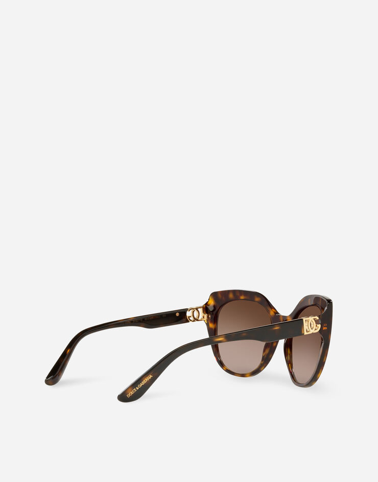 Dolce & Gabbana Солнцезащитные очки DG Crossed гавана VG439AVP213