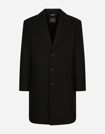 Dolce&Gabbana Single-breasted wool jersey coat Multicolor G9YF6TGG711