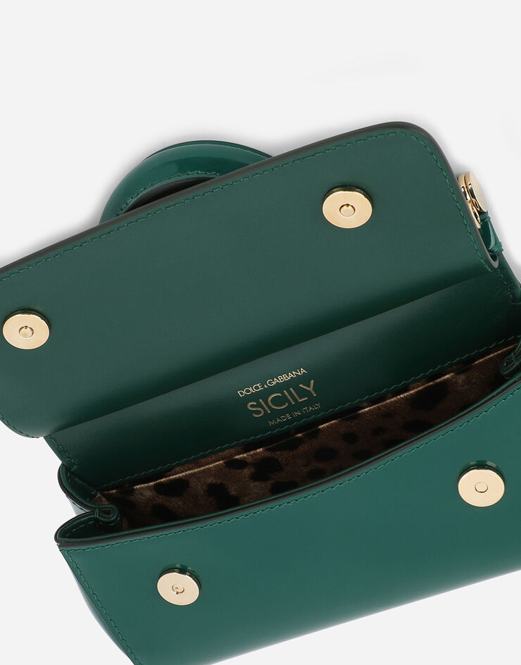 Dolce & Gabbana Bolso de mano Sicily pequeño Verde BB7116A1037