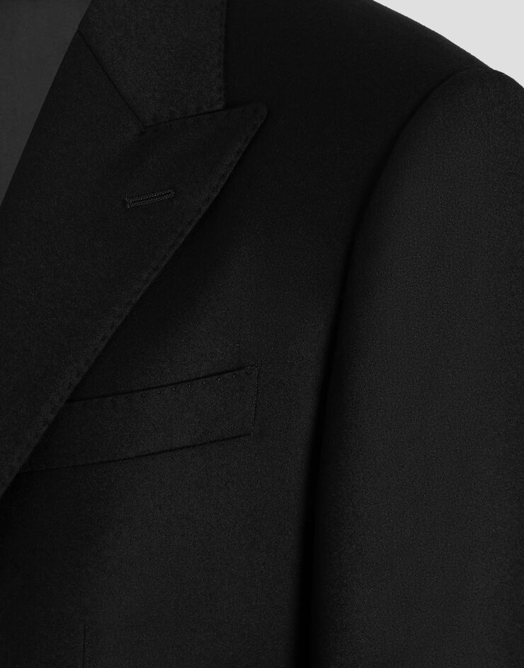 Dolce & Gabbana Martini light single-breasted flannel jacket Black G2UN2TFUBG8