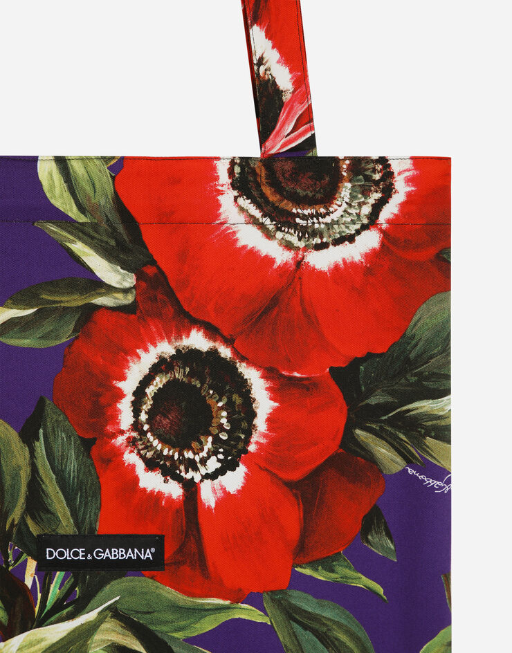 Dolce & Gabbana Anemone-printed canvas shopper Print GZ031AGI897
