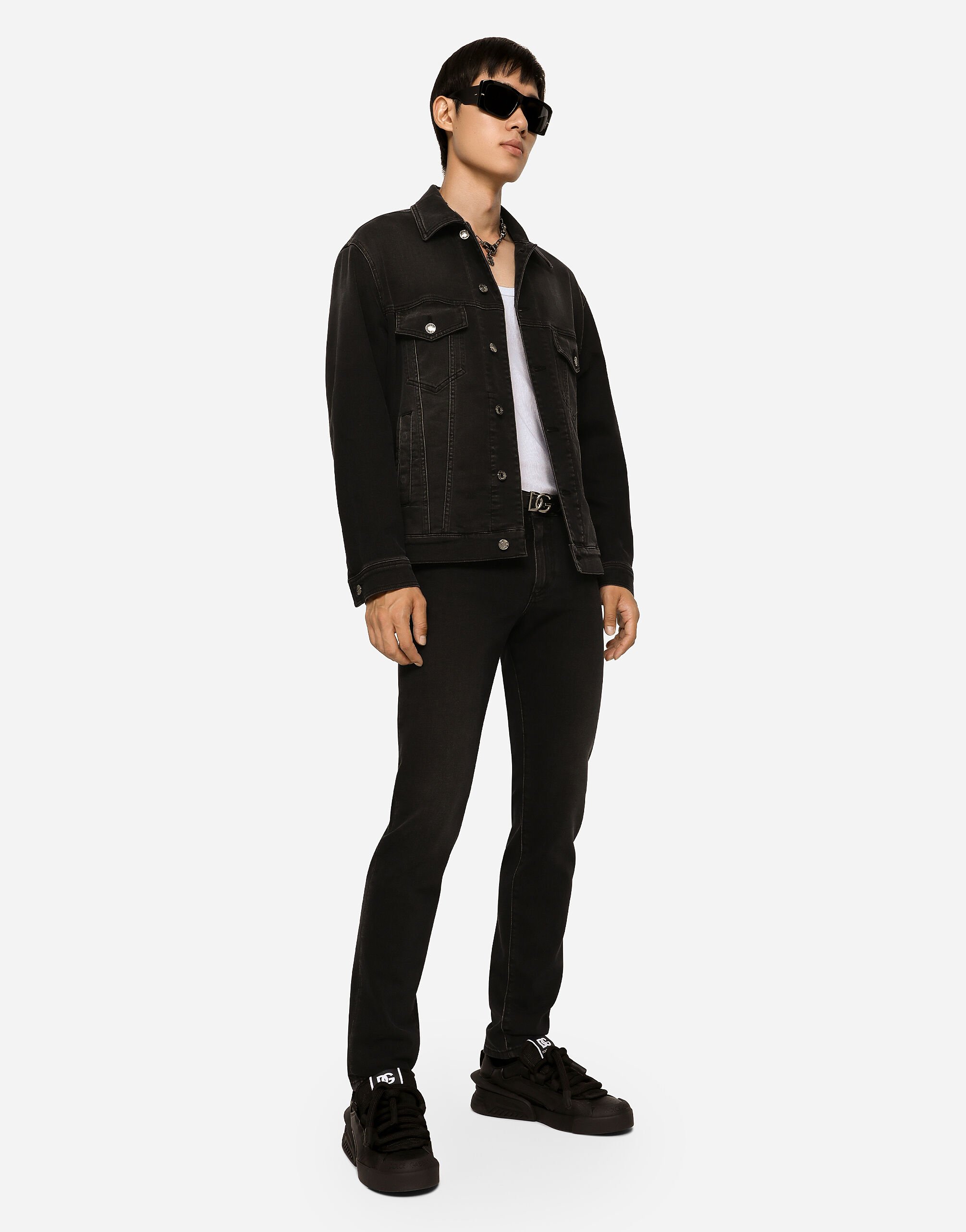 Dolce and gabbana black jeans best sale