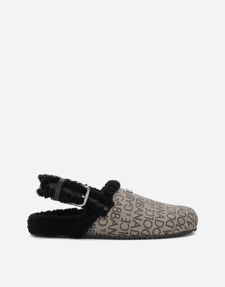 Dolce&Gabbana Coated jacquard mules Multicolor A80403AO130