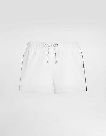 Dolce & Gabbana Canvas swim boxer shorts White M4F55TON0CZ