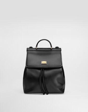 Dolce & Gabbana Nappa calfskin backpack Black EB0264A1065